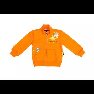 Sweatshirt Coated Splashed Front L/Sleeve